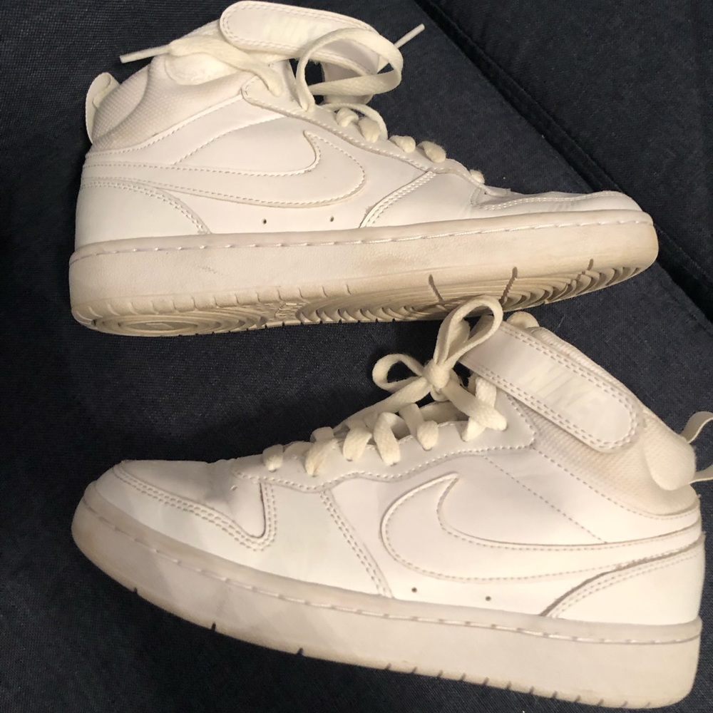 White high top Nikes
